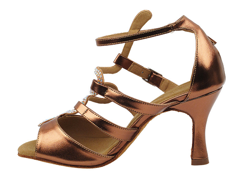 Ladies Rhythm/Latin SERA7017 Copper Satin