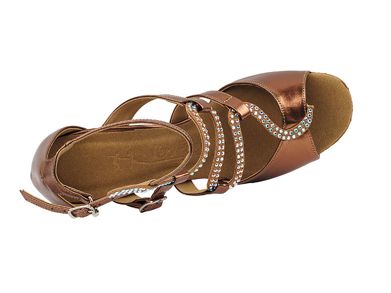Ladies Rhythm/Latin SERA7017 Copper Satin