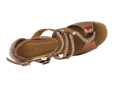 Ladies Rhythm/Latin SERA7017 Copper Satin
