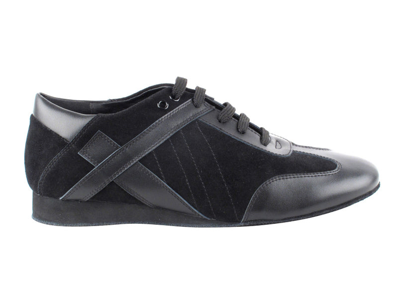 Men's Casual/Practice SERO106BBX Black Leather & Black Suede