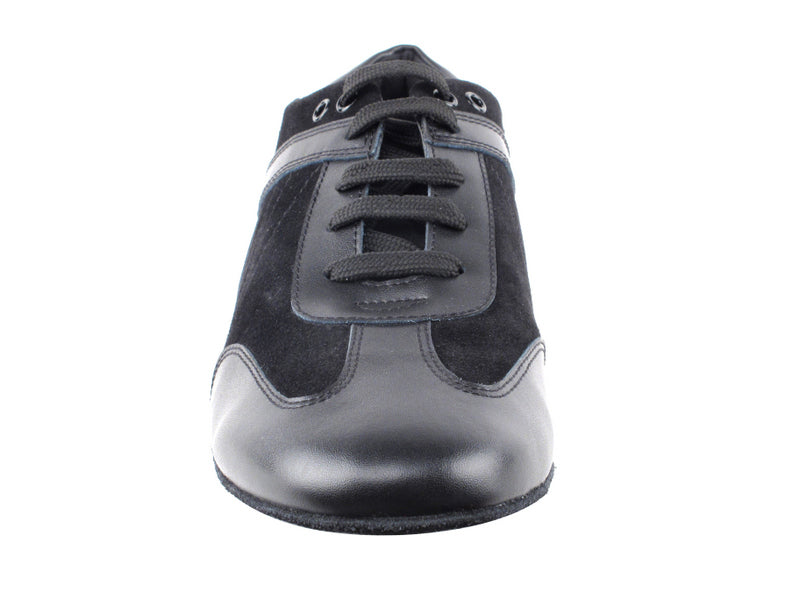Men's Casual/Practice SERO106BBX Black Leather & Black Suede