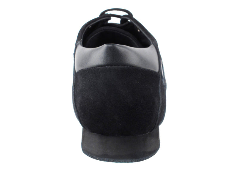 Men's Casual/Practice SERO106BBX Black Leather & Black Suede