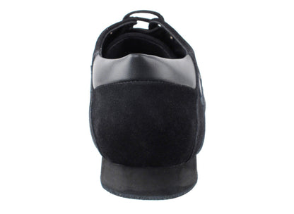 Men's Casual/Practice SERO106BBX Black Leather & Black Suede