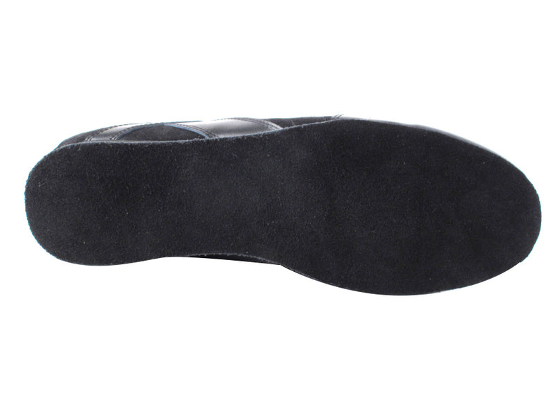Men's Casual/Practice SERO106BBX Black Leather & Black Suede