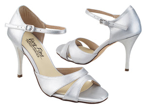 Ladies Tango VFTango 008 Light Silver Leather
