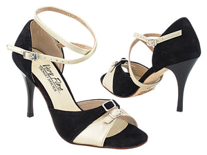 Ladies Tango VFTango 020 Black Suede/Light Gold Leather