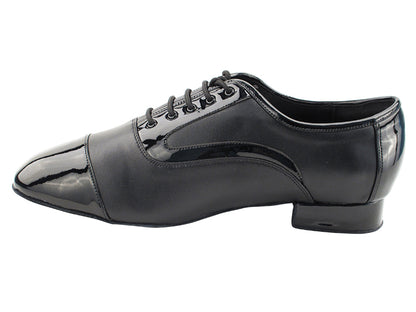 Men's Smooth/Standard C916102 Black Patent & Black Leather