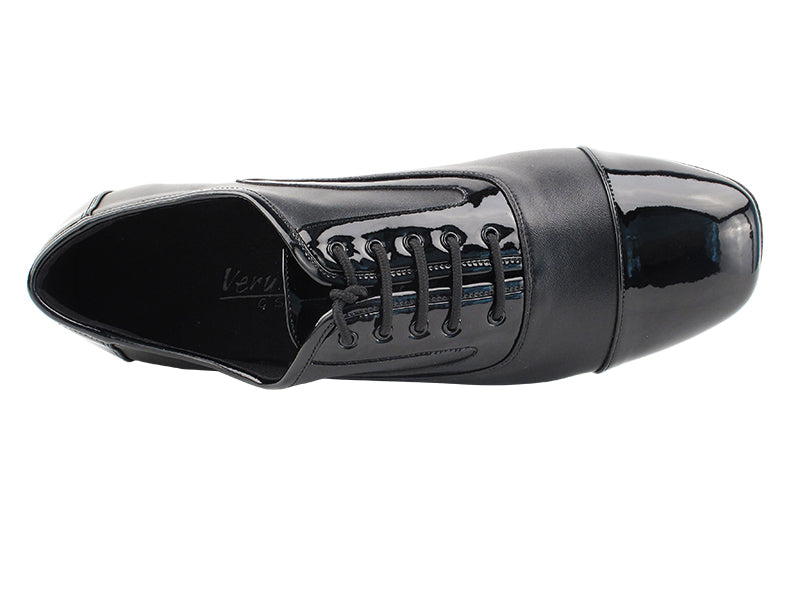 Men's Smooth/Standard C916102 Black Patent & Black Leather