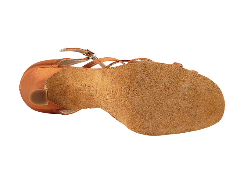 Ladies Rhythm/Latin SERA1606 Dark Tan Satin