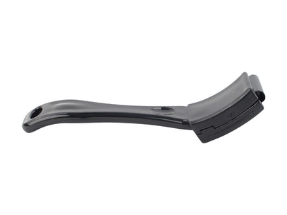 Plastic Handle Suede Sole Shoe Brush - Black